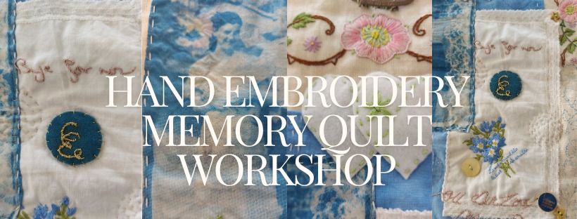 \ud83e\uddf5 Hand Embroidery Memory Quilt \ud83e\udea1 