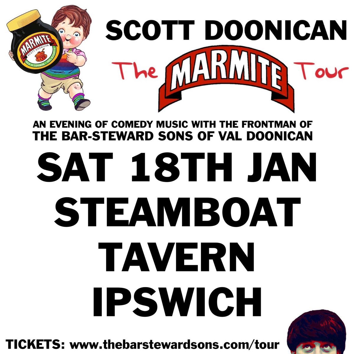 Scott Doonican ONE MAN SHOW - Ipswich - Steamboat Tavern