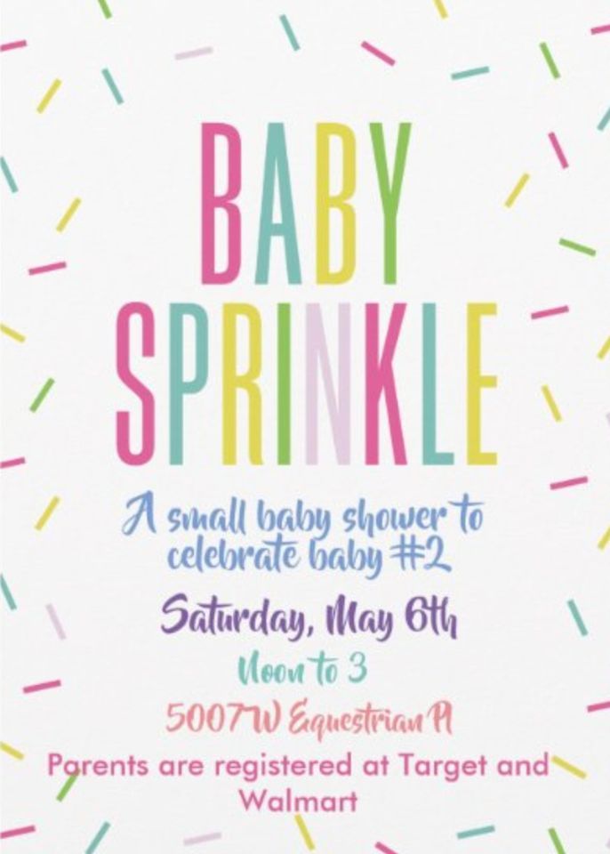 Sprinkle Baby Shower