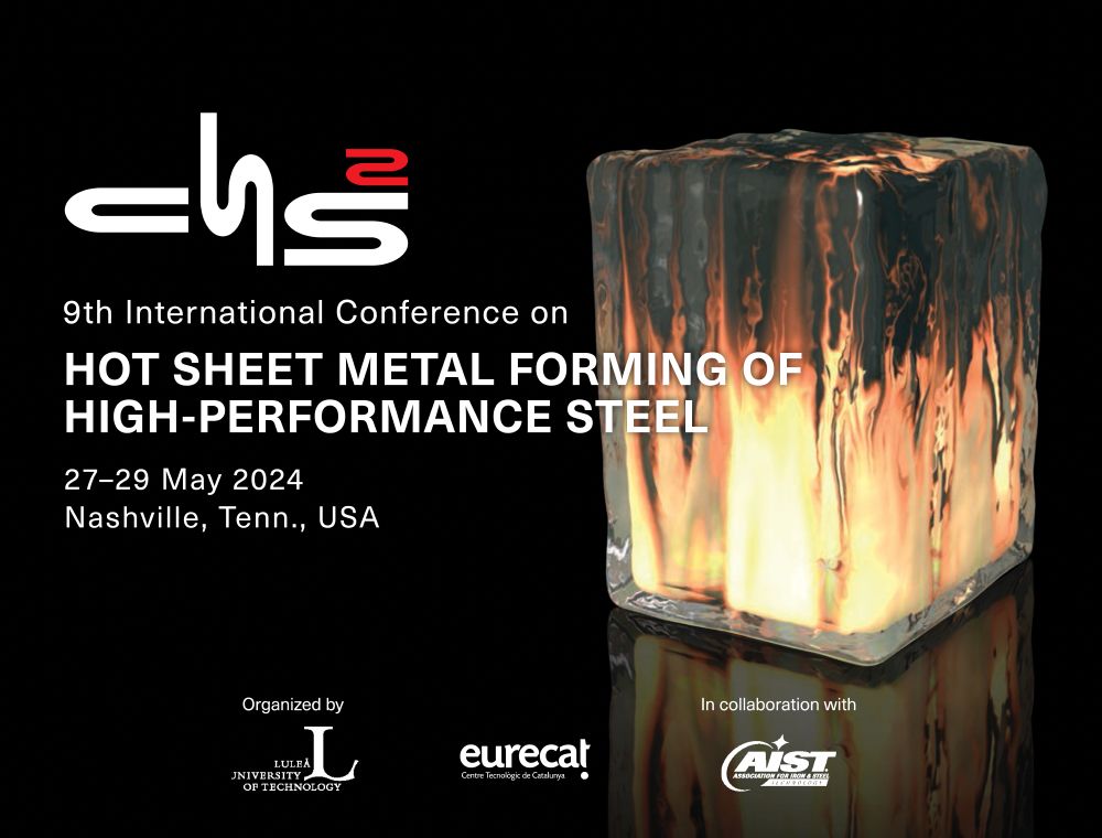 9th International Conference on Hot Sheet Metal Forming of High-Performance Steel (CHS2)