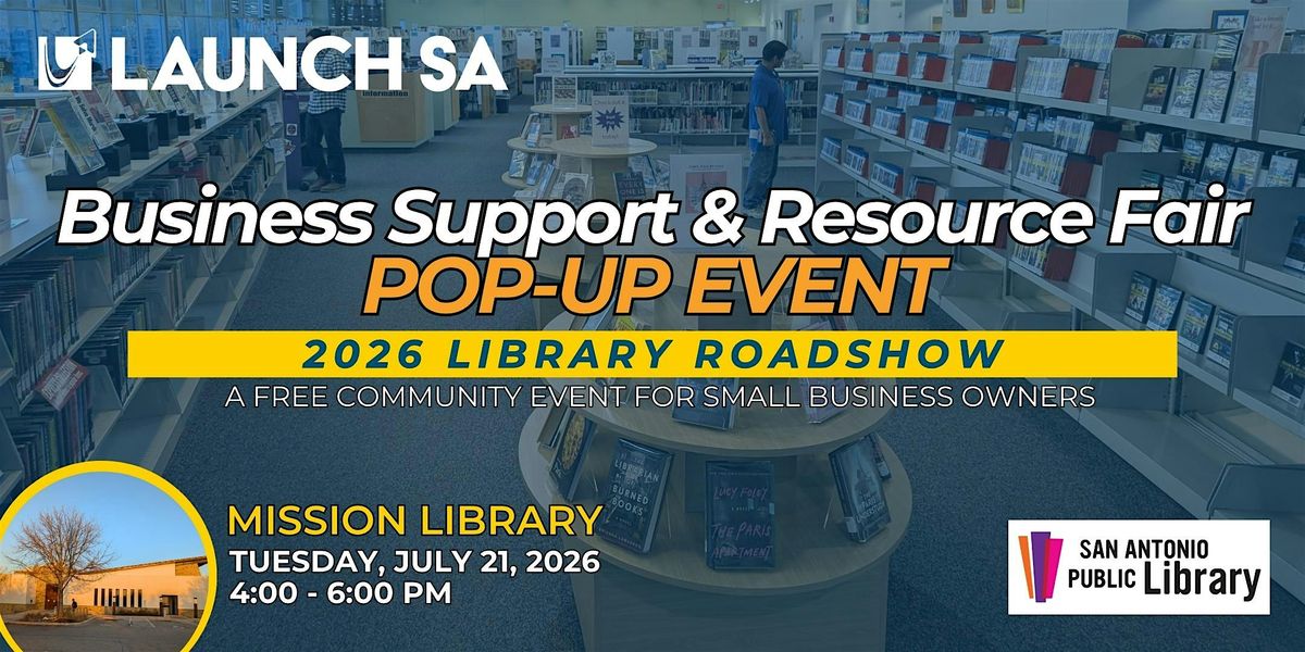 Business Support Pop-Up Event & Resource Fair for Small Business Owners