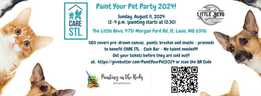 Paint Your Pet Party at The Little Bevo to Benefit CARE STL