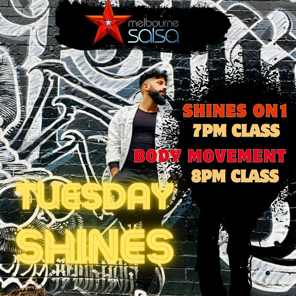 SHINES & BODY MOVEMENT Classes every Tuesday in Collingwood