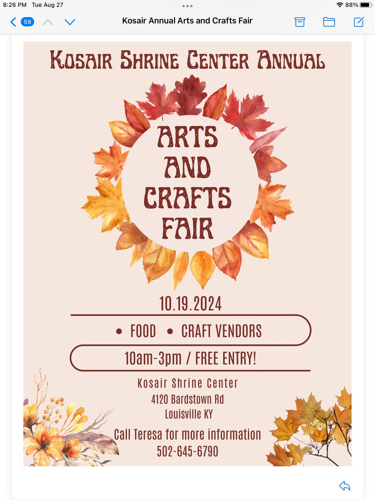 Kosair Craft Fair