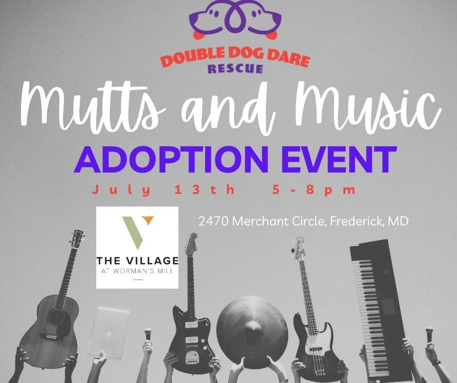 Mutts and Music Adoption Event