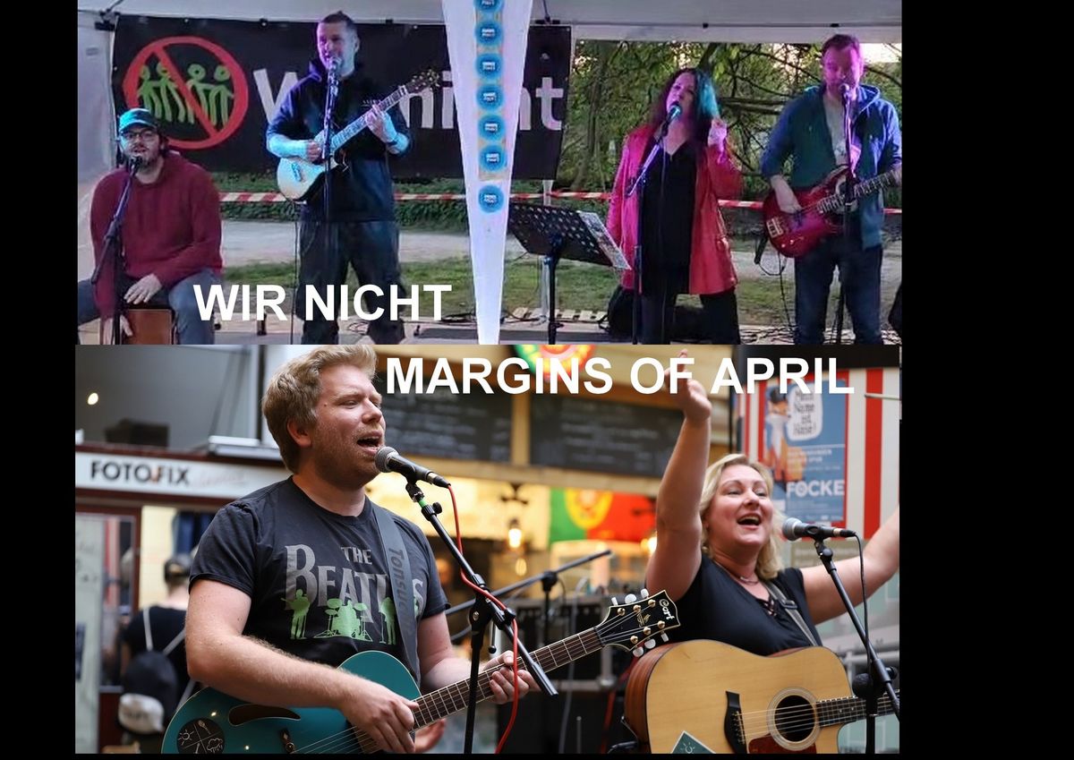 Doppelkonzert: Wir nicht & Margins Of April live im Harms Point