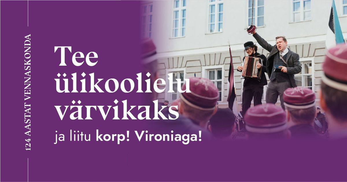 Korp! Vironia Tallinn-Tartu \u00fchine k\u00fclalis\u00f5htu Tartus (tasuta buss Tallinnast)