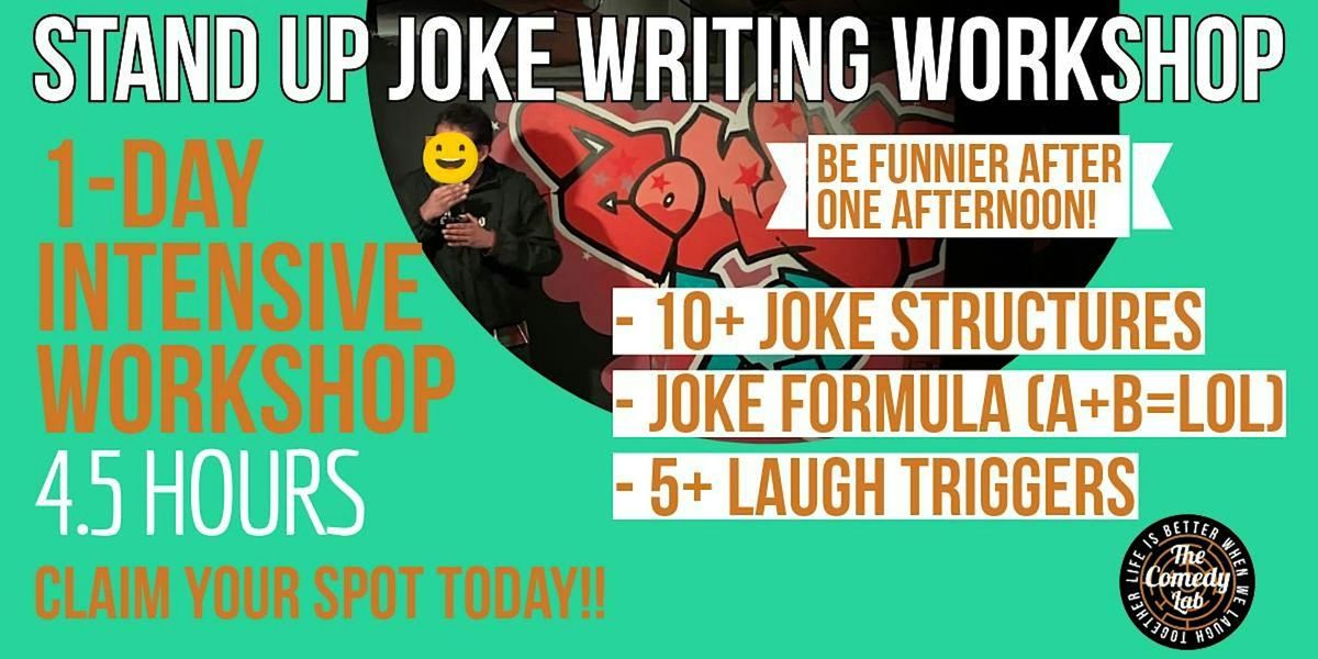 Stand Up Joke Writing 1-Day Intensive Workshop