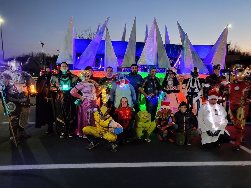 Krypton Comics joins the Martinsville Christmas parade , Krypton Comics