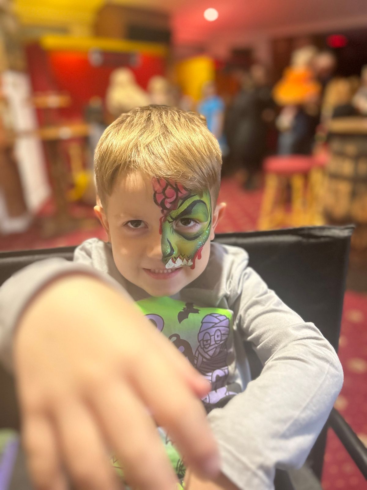 Halloween Face Painting Fun