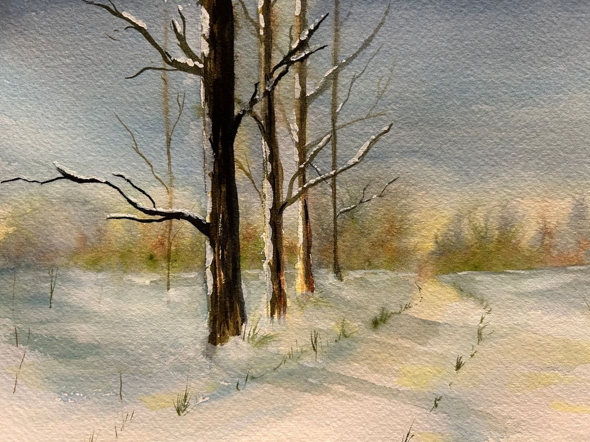 Mid Winter\u2019s Day \u2013 Adult Watercolor Painting Class