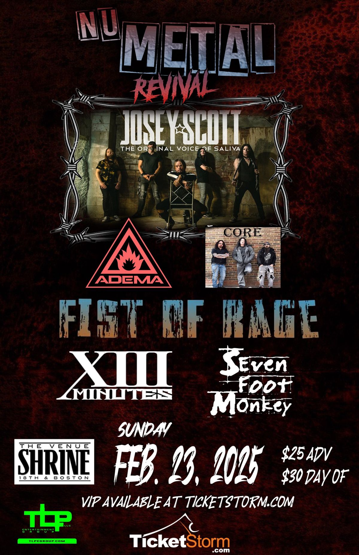 Josey Scott's Nu Metal Revival: Feat. Adema & Core 