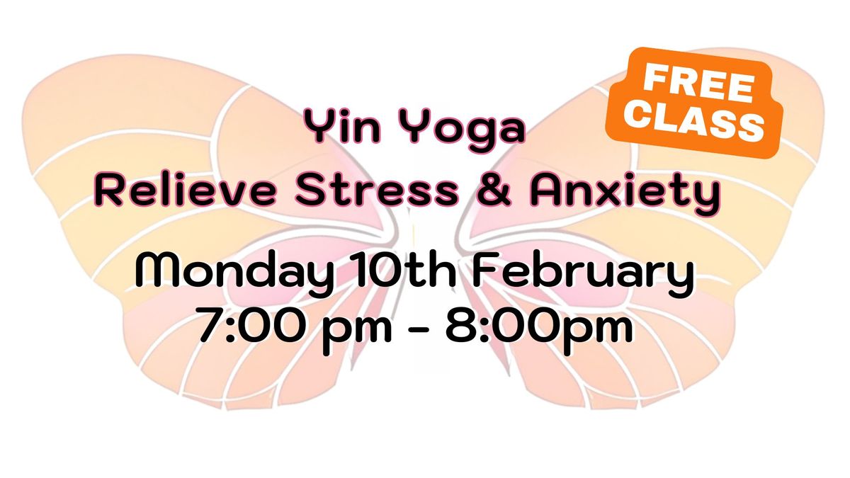 Yin Yoga - Koha class - Relieve Anxiety & Tension