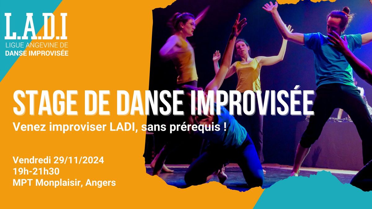 Stage de danse improvis\u00e9e 