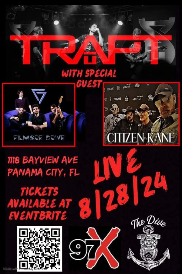 Trapt live @ The Dive  special guest Citizen Kane, Filmore Drive & George Pierce