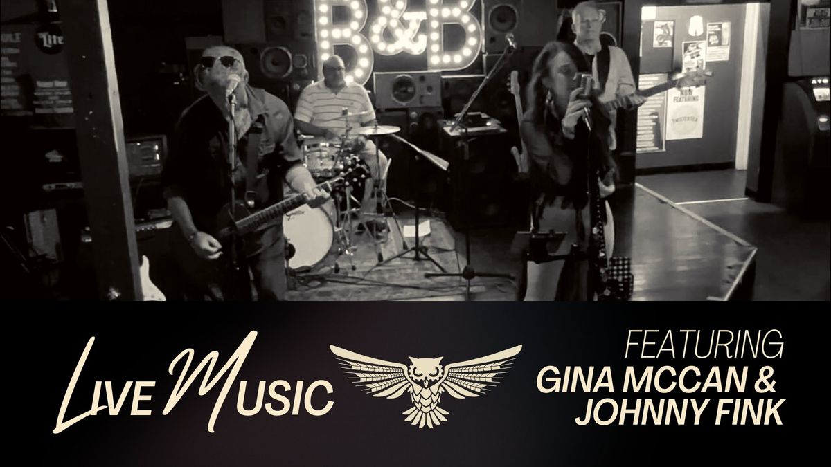 Live Music - Gina McCann and Johnny Fink Duo