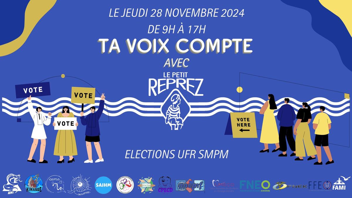 \u00c9lections UFR - Ta voix compte avec le Petit Reprez