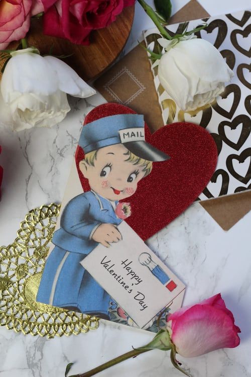 Valentine's Day Arts & Crafts Card creation