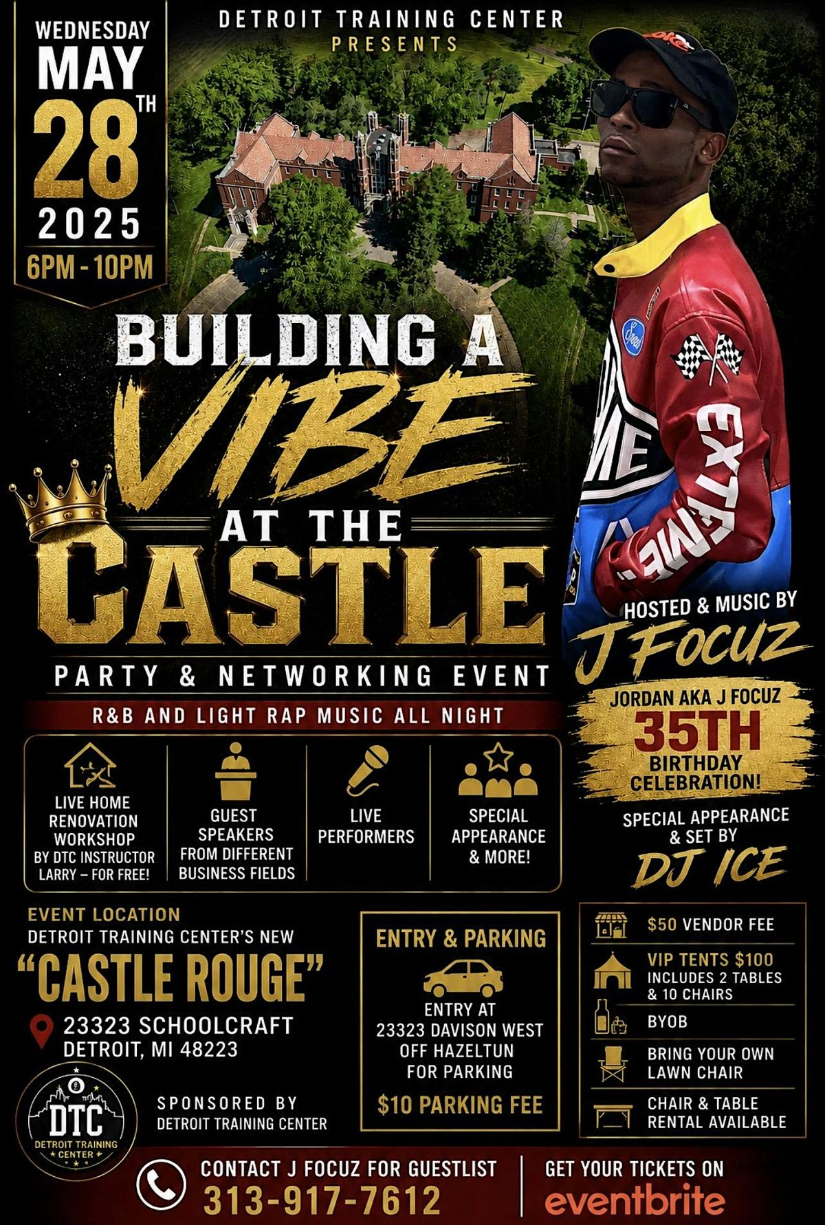Building A Vibe At The Castle - Party and Networking
