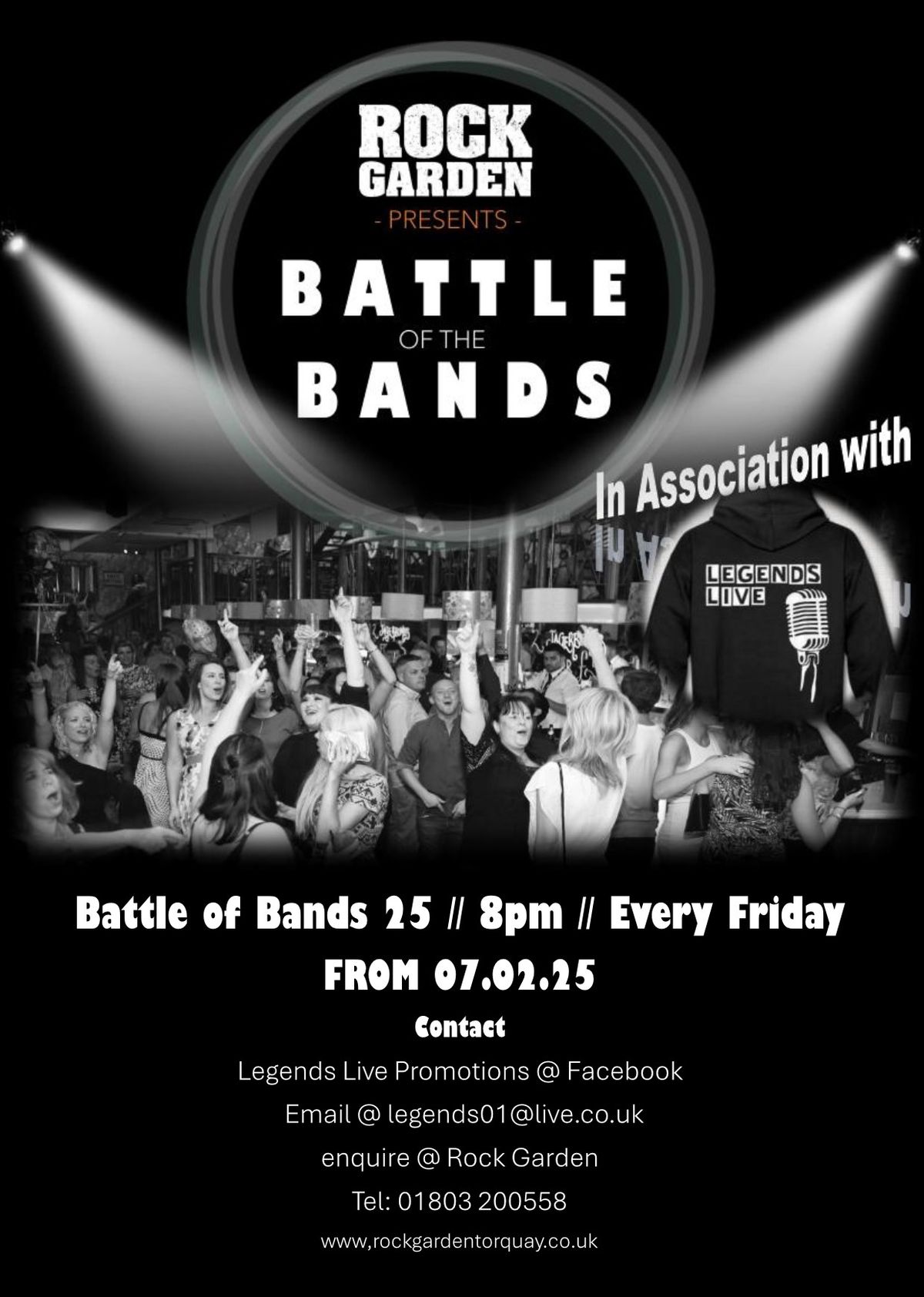 THE LIMEWIRES in BATTLE OF THE BANDS at ROCK GARDEN (Torquay) - COME HAVE A DANCE AND SUPPORT US!