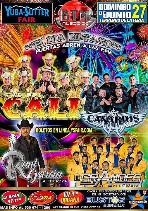 Tierra Cali en Yuba-Sutter Fair!