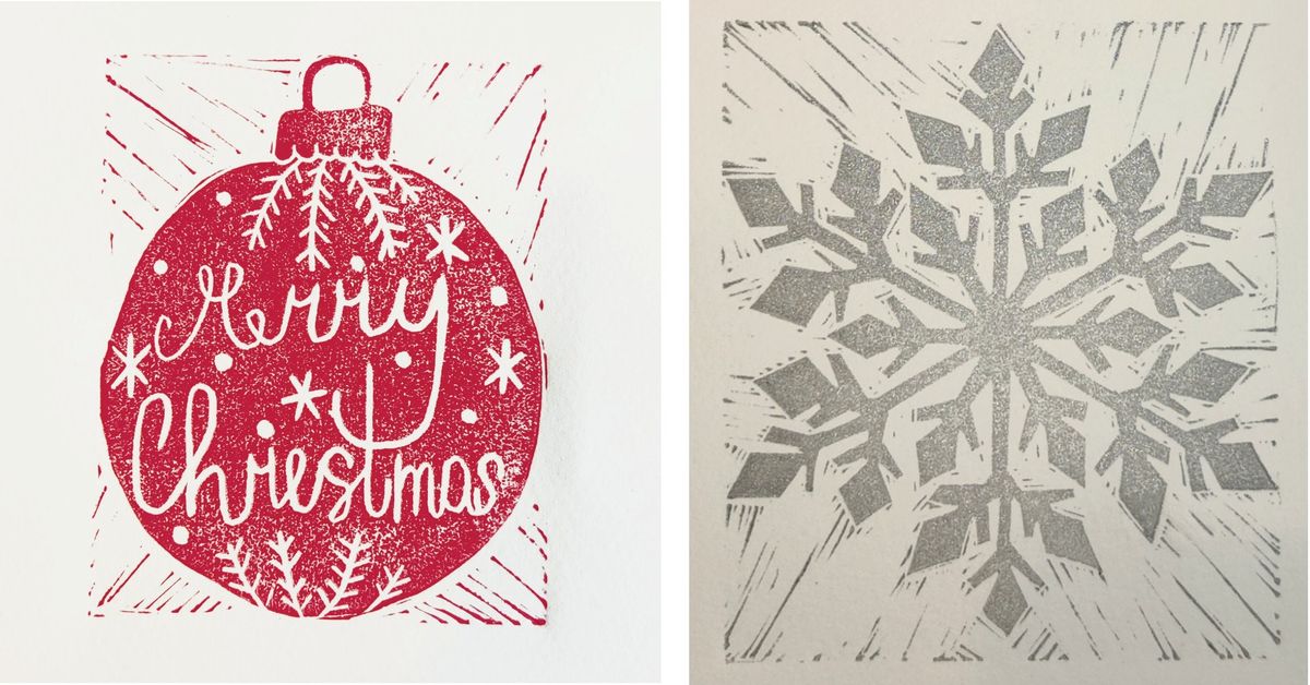 Christmas Lino Printing With Emily Aveling