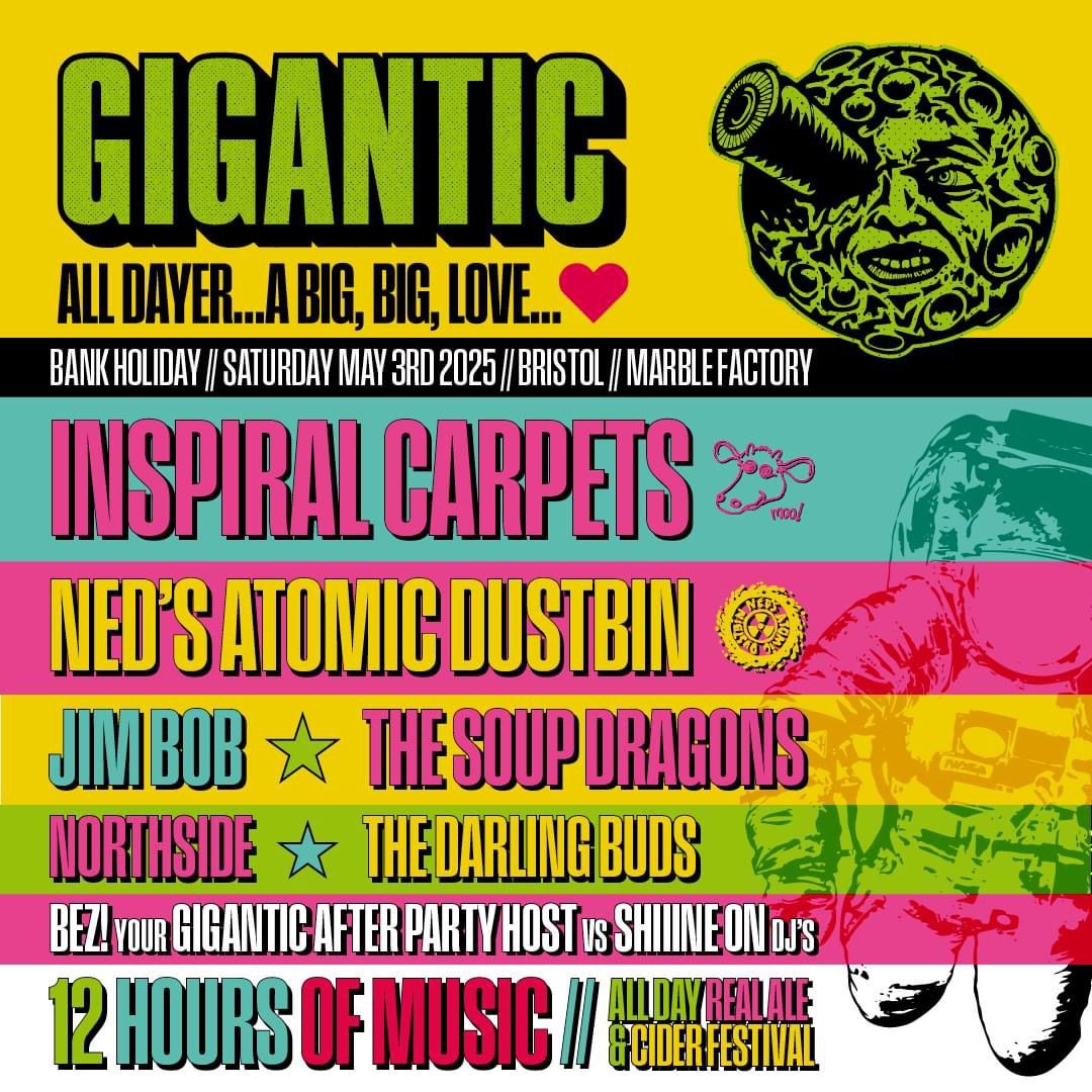 Inspiral Carpets play the Gigantic Festival 