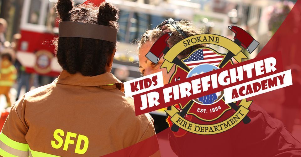 Logo Jr. Fire Junior Fire Academy 2022, River Park Square, Spokane, 11 September 2022