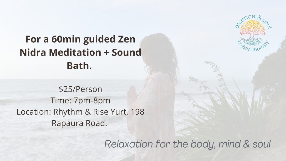 Guided Meditation + Sound Bath with Milinda