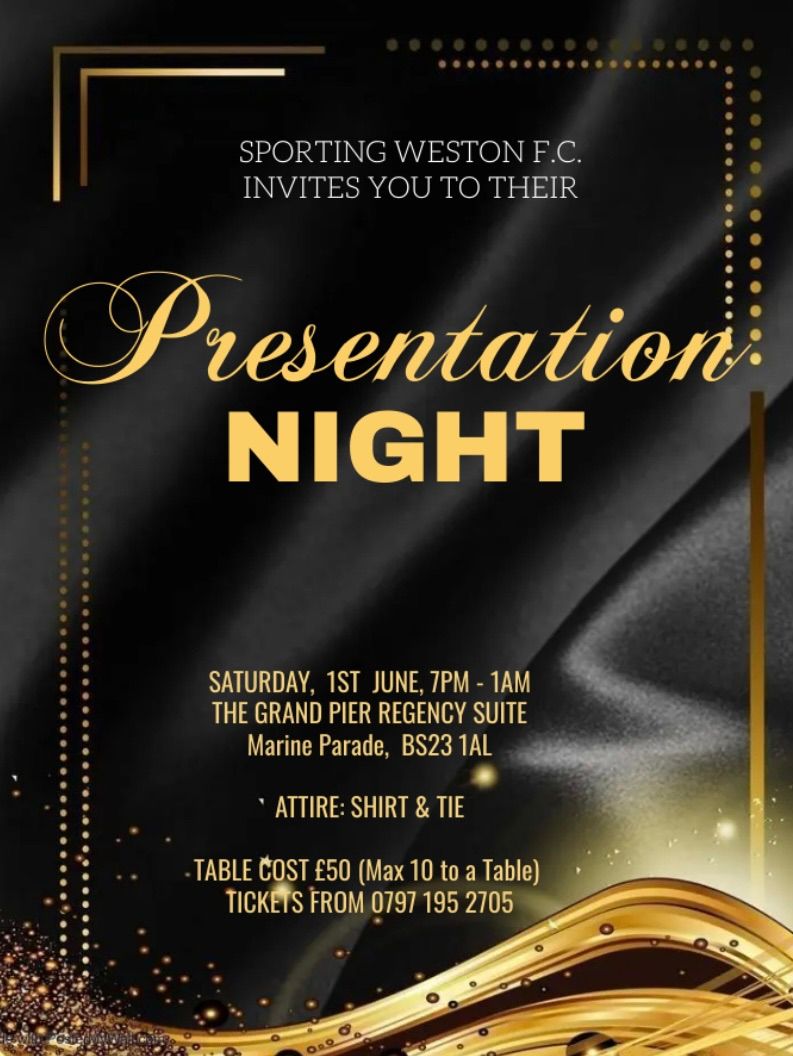 Presentation Night (Adult Teams Only) 