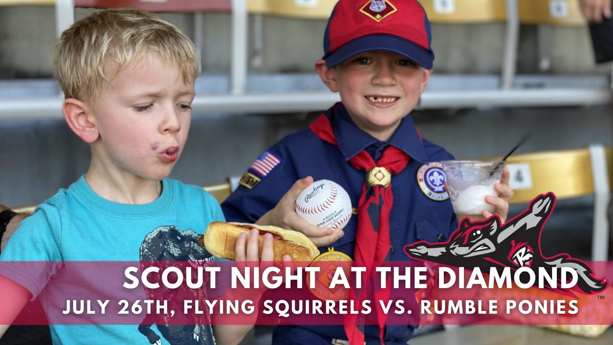 Scout Night at the Diamond with the Richmond Flying Squirrels