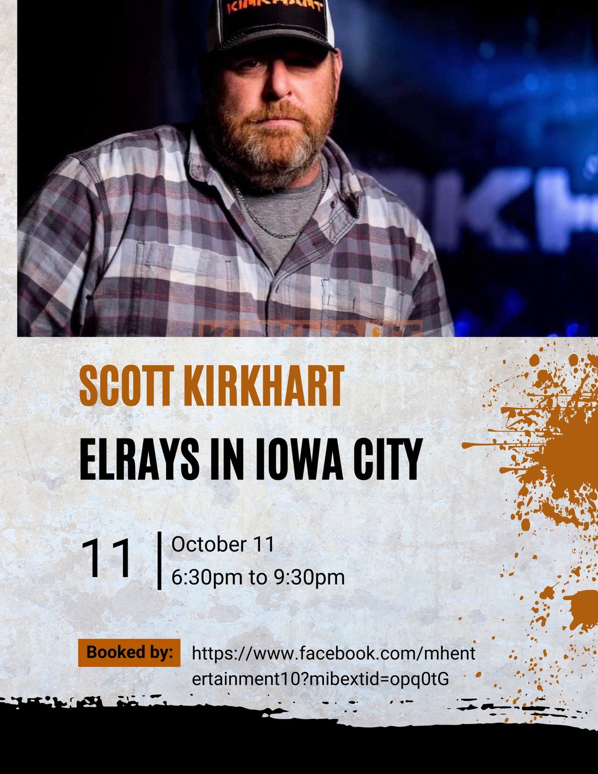 Scott Kirkhart at Elrays in Iowa City!