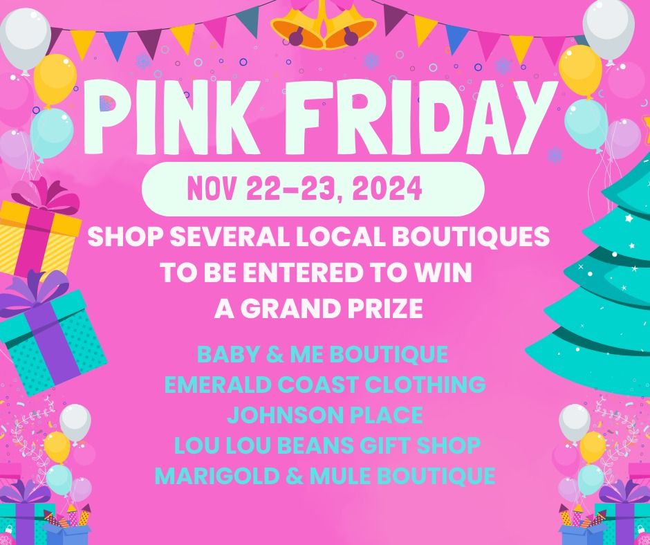 Pink Friday Shopping with Local Boutiques