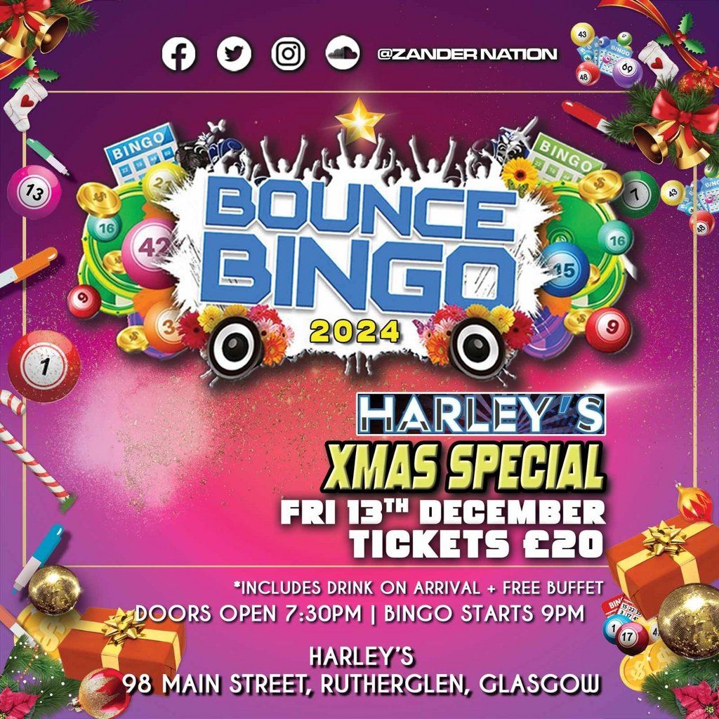 Zander Nation Bounce Bingo Xmas Special at Legends