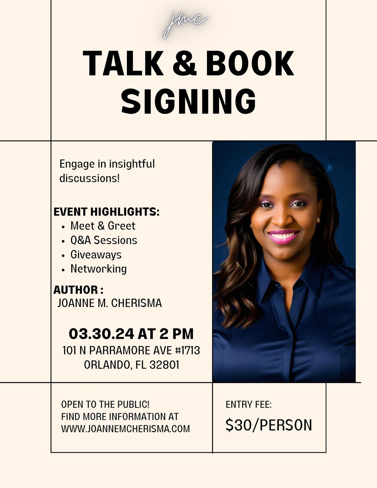 Talk & Book Signing