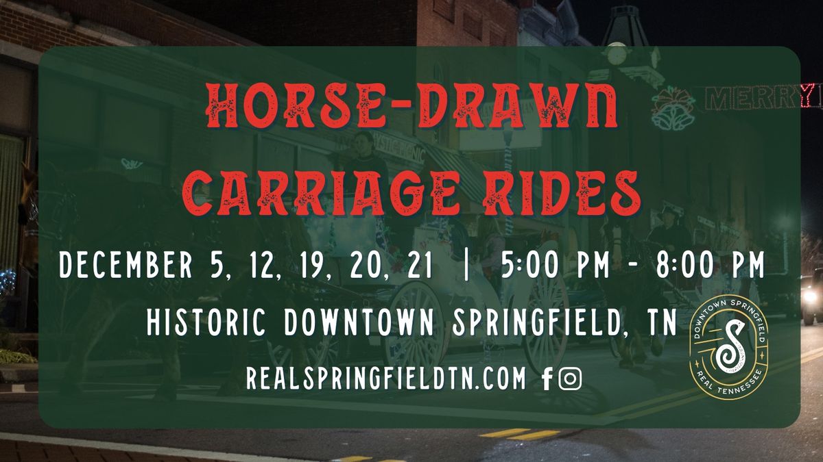 Carriage Rides - downtown Springfield, TN