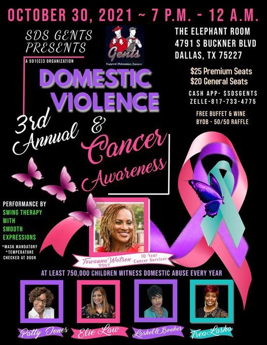 SDS Gents 3rd Annual Cancer and Domestic Violence Awareness