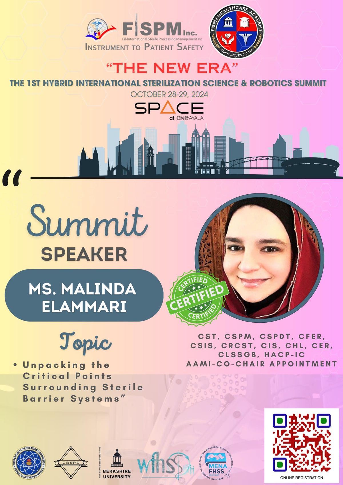 OCTOBER to REMEMBER: FISPM 1st CSSD International Summit