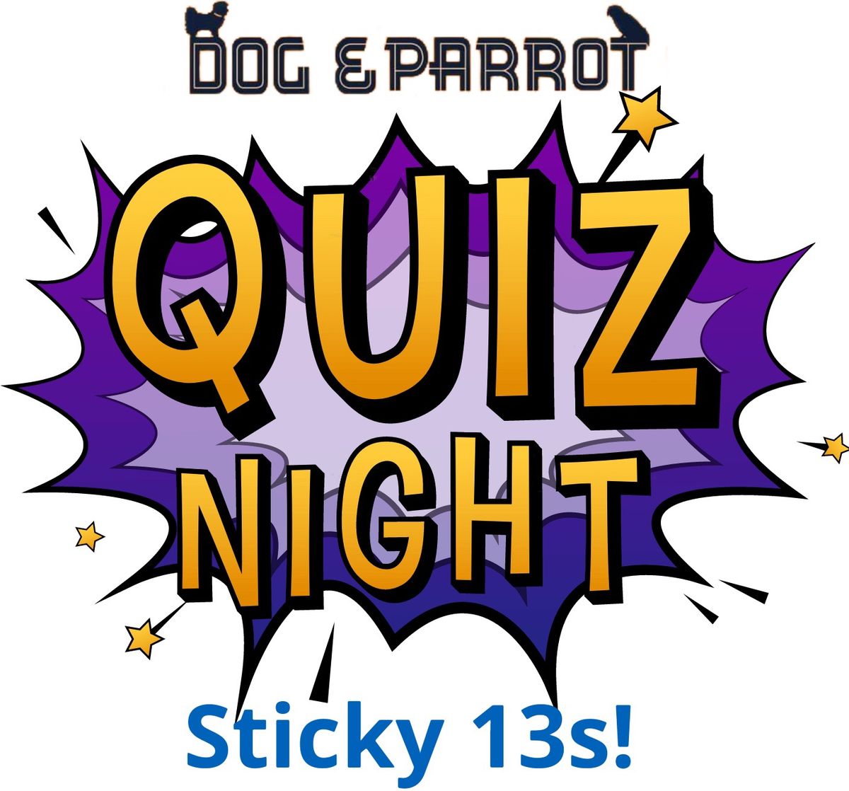 Quiz Night + Sticky 13 Bingo