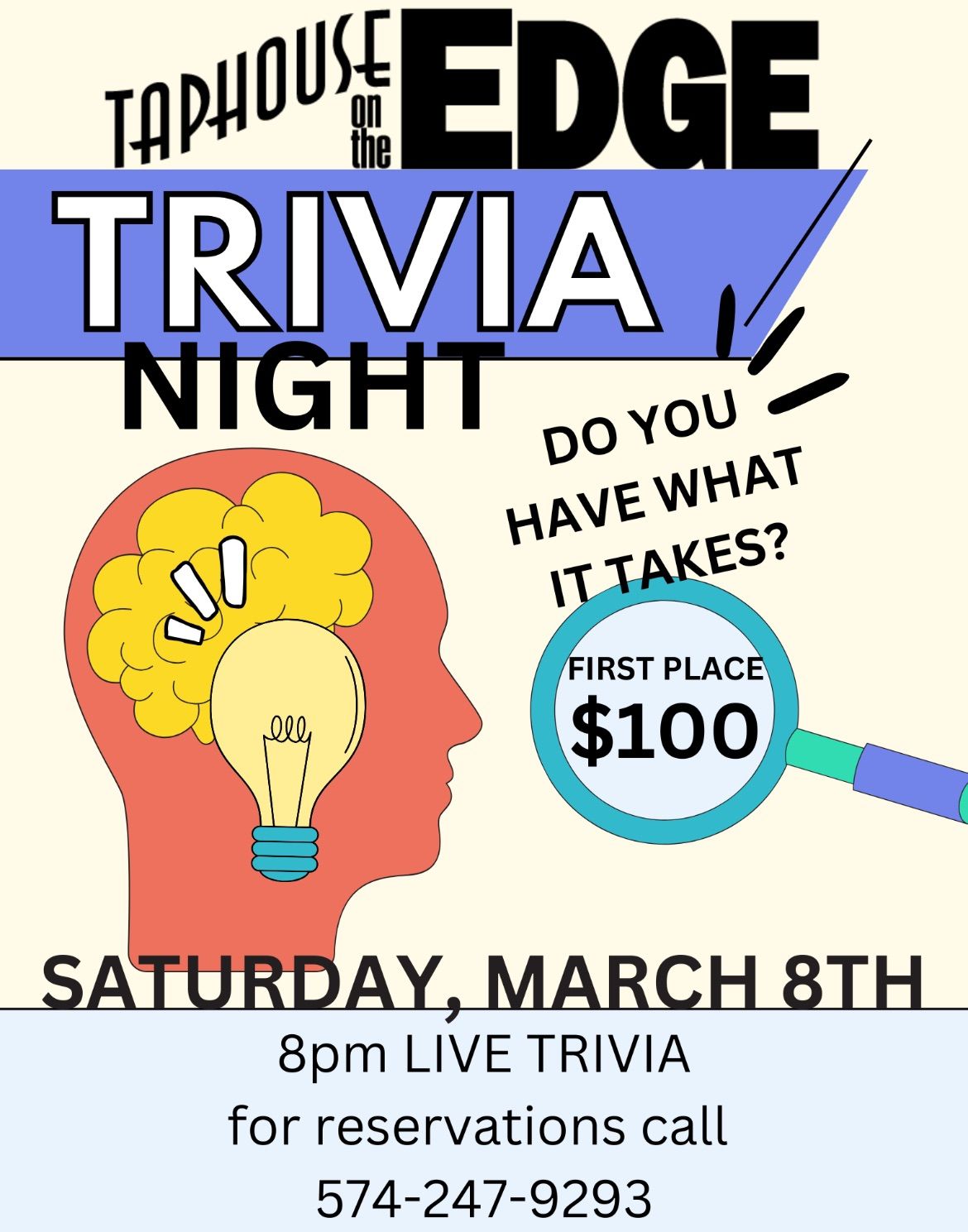 $100 Trivia Night 