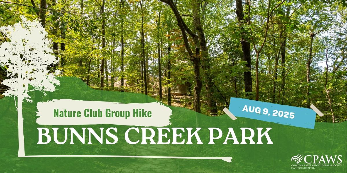 Group Hike in Bunns Creek Park