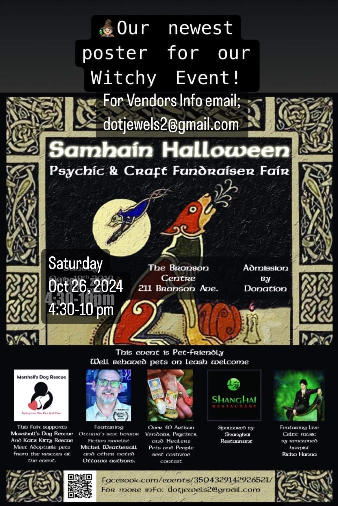 Samhain Halloween Psychic & Craft Fair