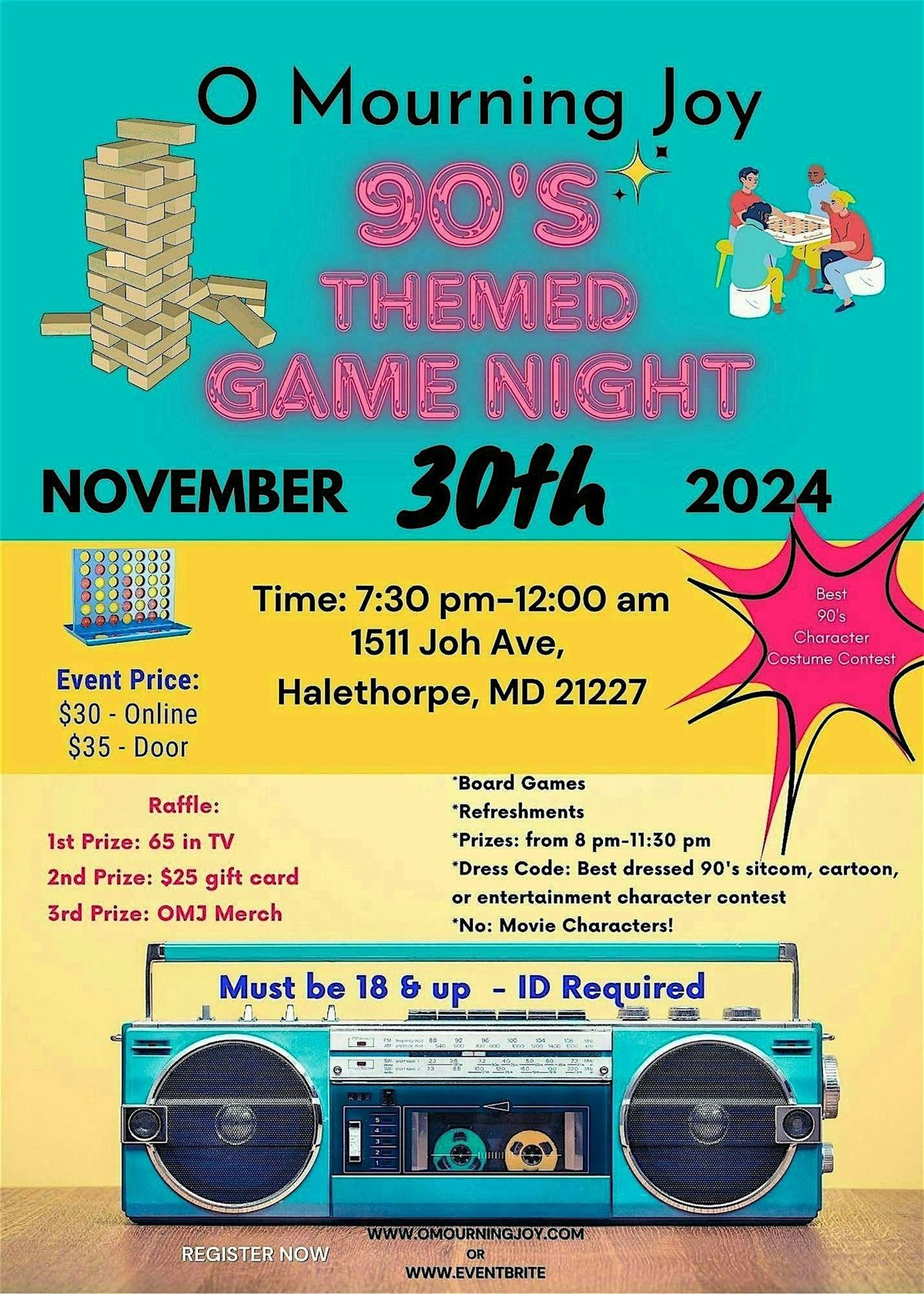 90's Themed Game Night