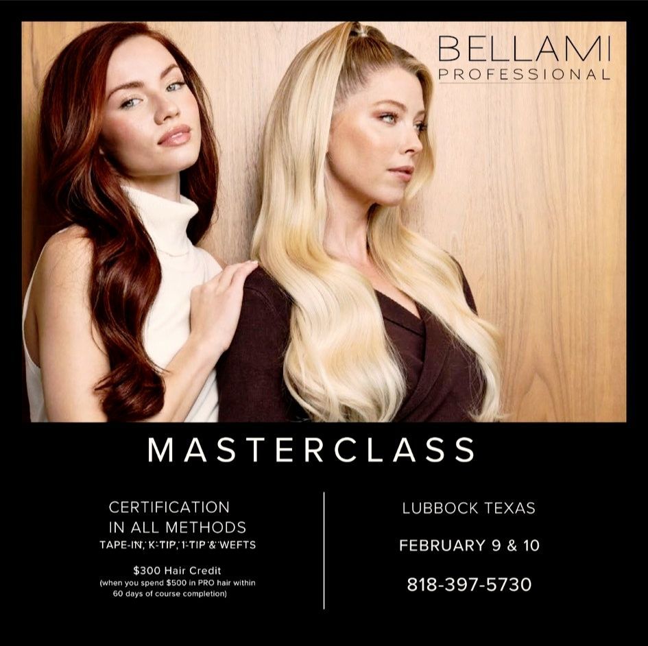 Bellami Hair certification - Lubbock Training