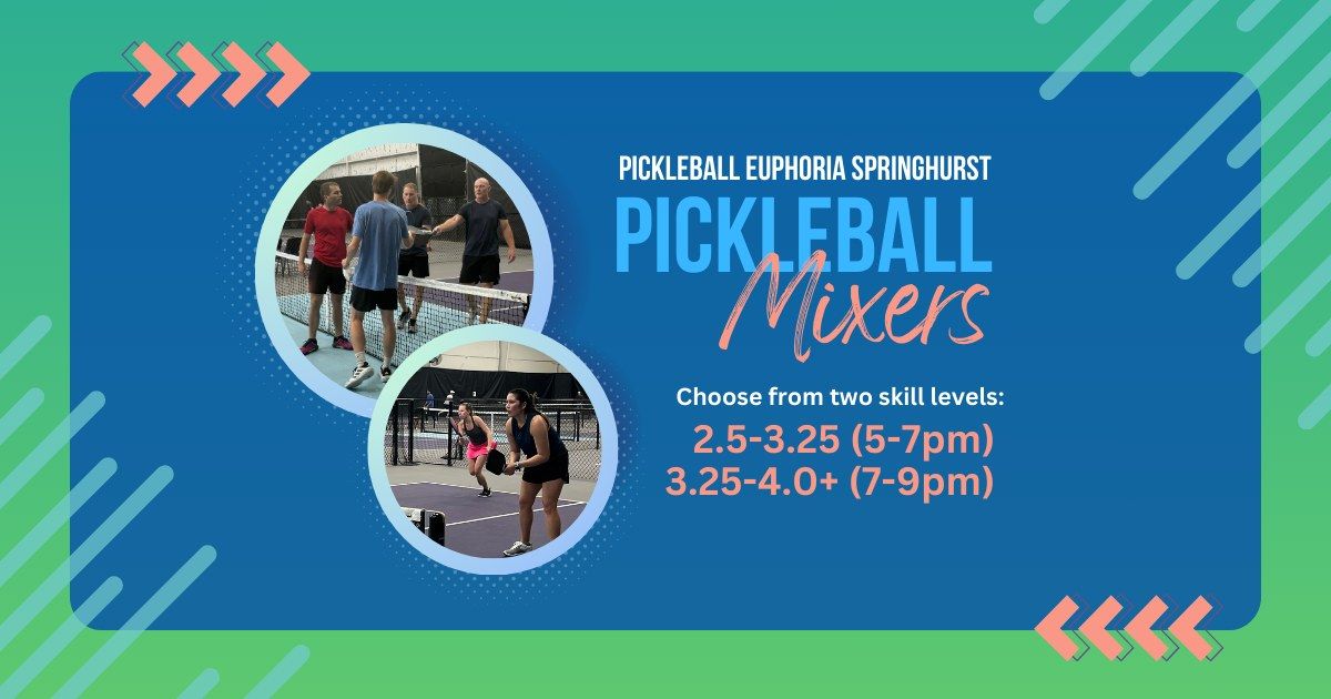 Saturday Night Pickleball Mixers