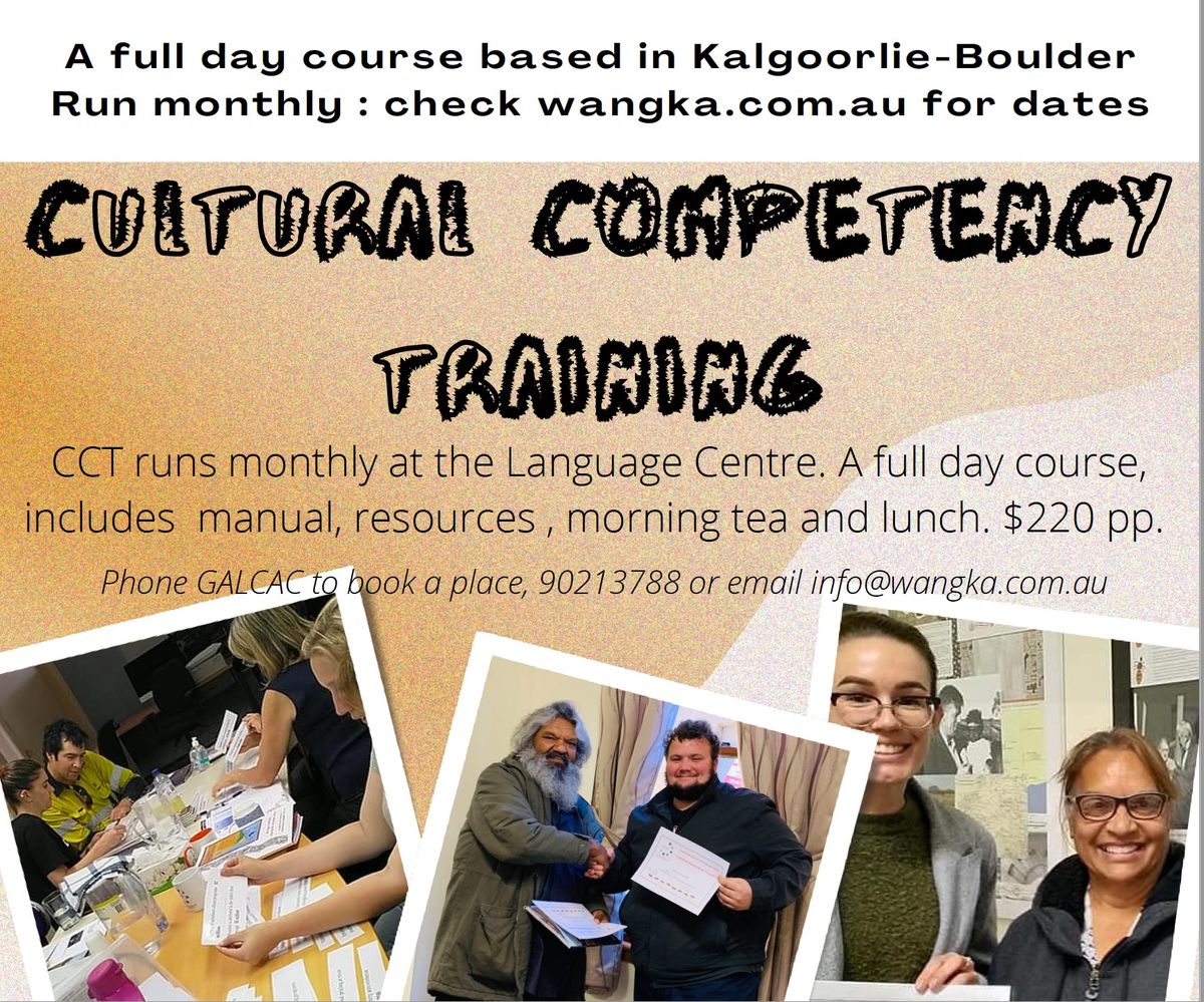 Cultural Competency Training - Oct 2024