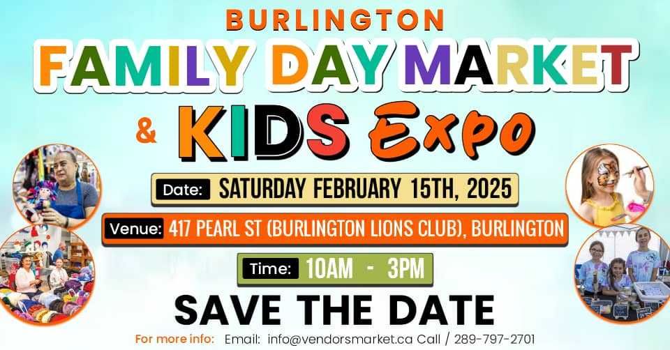 Burlington Family Day Market & Kids Business Expo! \ud83c\udf1f