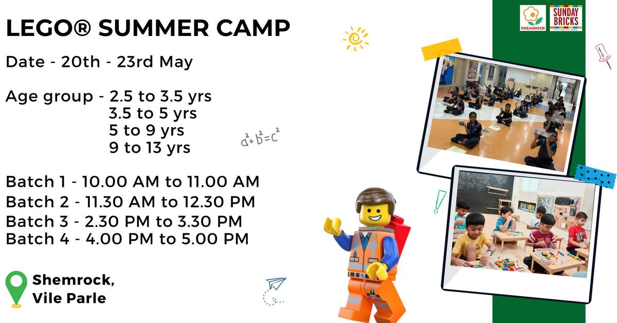 LEGO Summer Camp- Vile parle