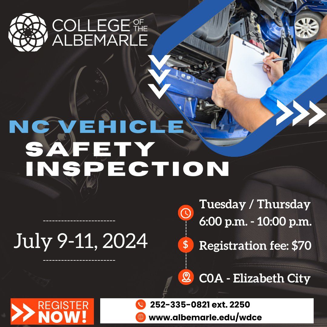 NC Vehicle Safety Inspection Course