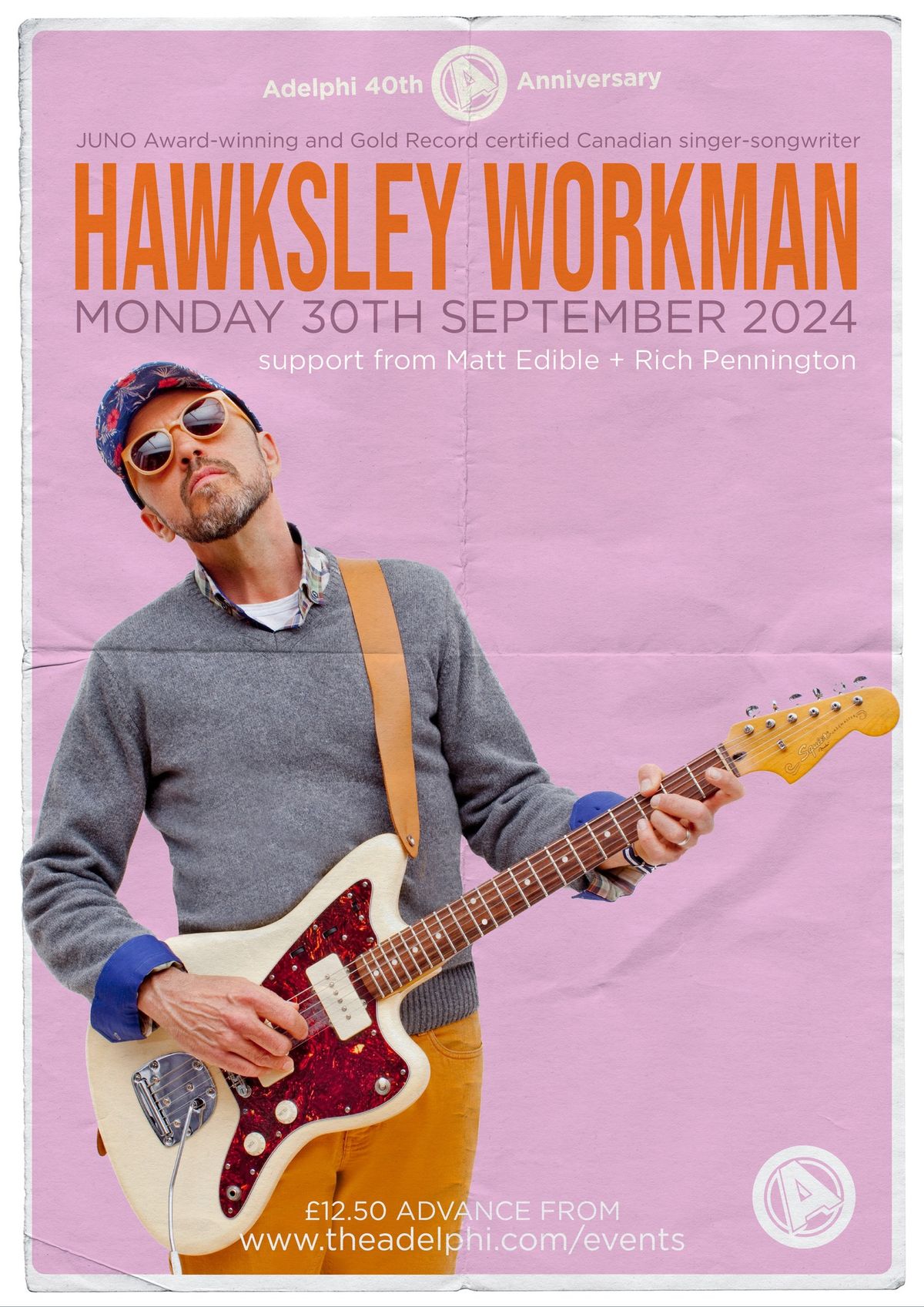 Hawksley Workman + Matt Edible + Rich Pennington